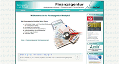 Desktop Screenshot of finanzagentur-westphal.de
